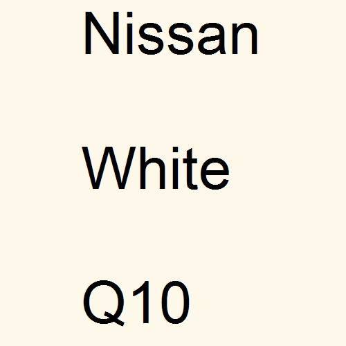 Nissan, White, Q10.