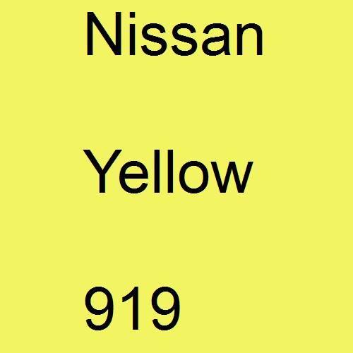 Nissan, Yellow, 919.