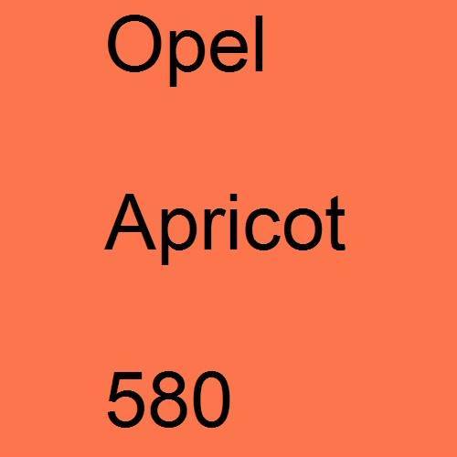 Opel, Apricot, 580.