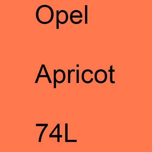 Opel, Apricot, 74L.