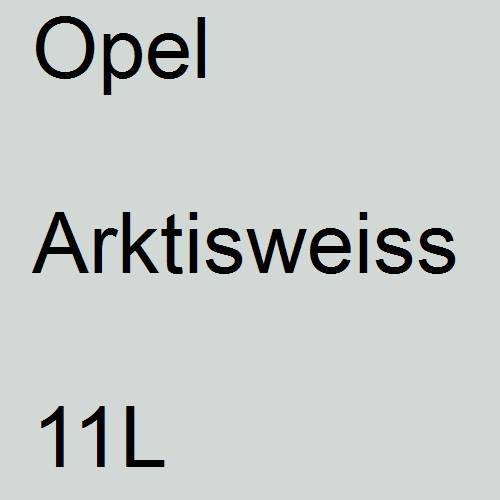 Opel, Arktisweiss, 11L.