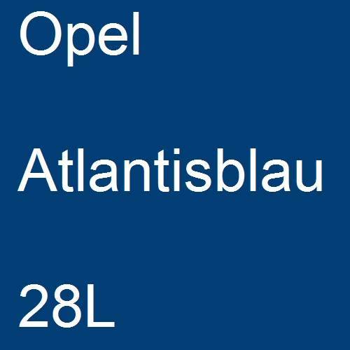 Opel, Atlantisblau, 28L.