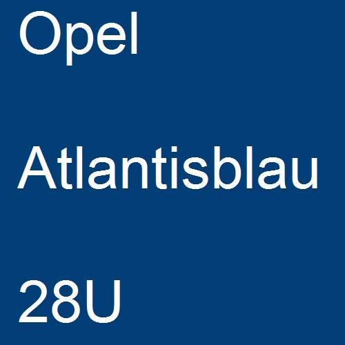 Opel, Atlantisblau, 28U.