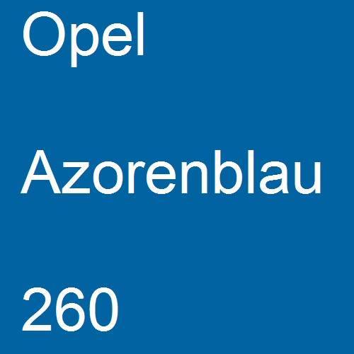 Opel, Azorenblau, 260.