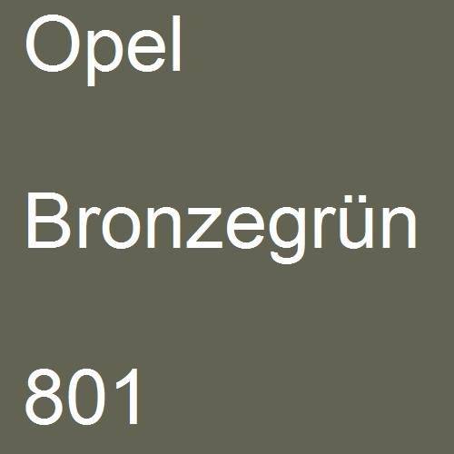 Opel, Bronzegrün, 801.