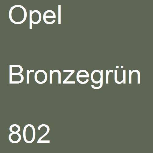 Opel, Bronzegrün, 802.