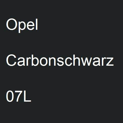 Opel, Carbonschwarz, 07L.