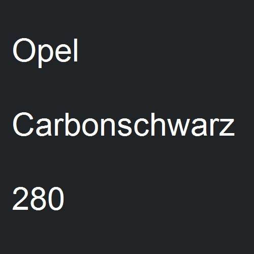 Opel, Carbonschwarz, 280.