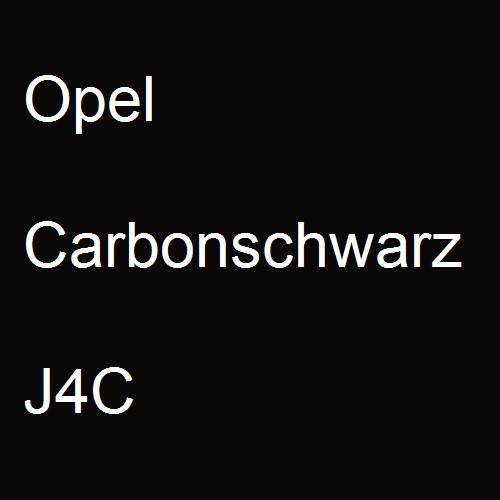 Opel, Carbonschwarz, J4C.