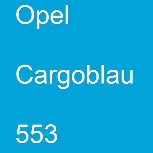 Opel, Cargoblau, 553.