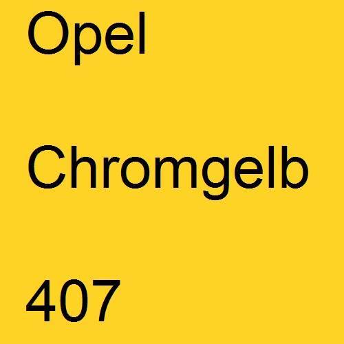 Opel, Chromgelb, 407.