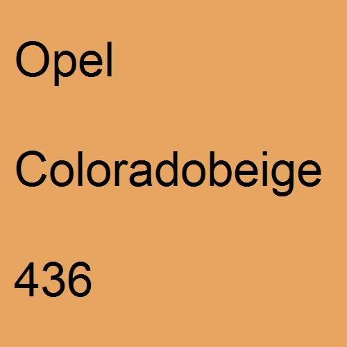 Opel, Coloradobeige, 436.