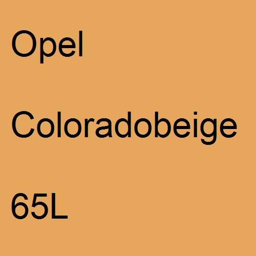 Opel, Coloradobeige, 65L.