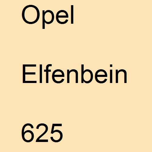 Opel, Elfenbein, 625.