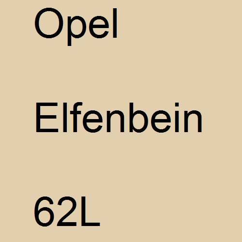 Opel, Elfenbein, 62L.