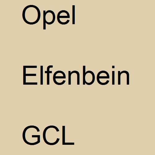 Opel, Elfenbein, GCL.