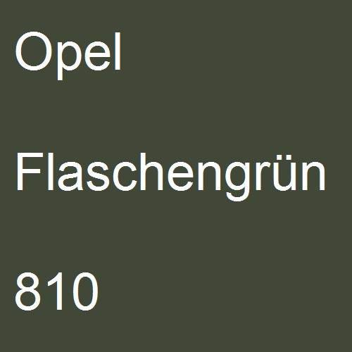 Opel, Flaschengrün, 810.