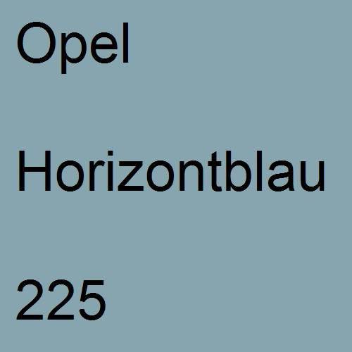 Opel, Horizontblau, 225.