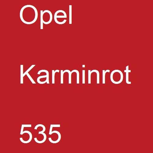 Opel, Karminrot, 535.