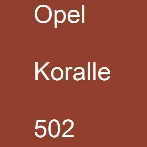 Opel, Koralle, 502.