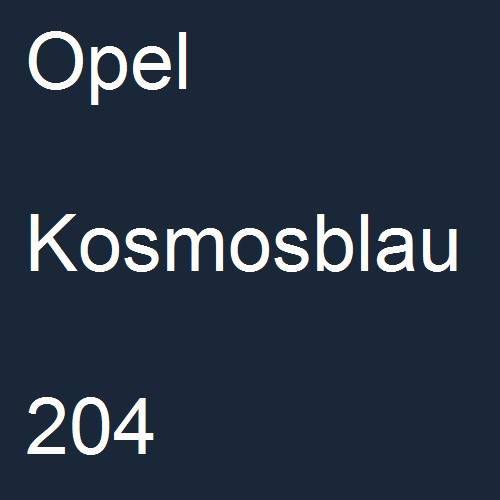 Opel, Kosmosblau, 204.