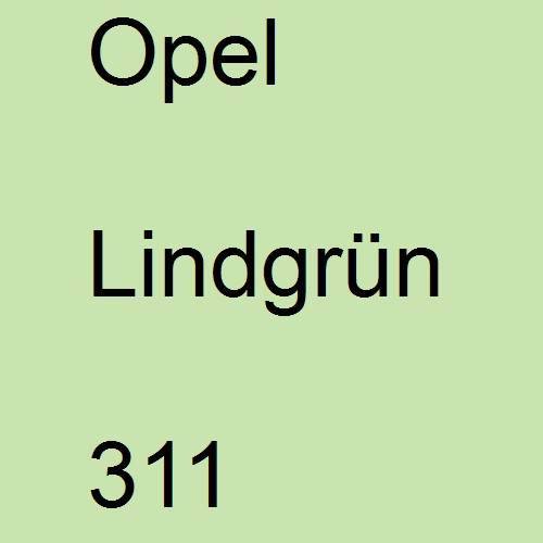 Opel, Lindgrün, 311.