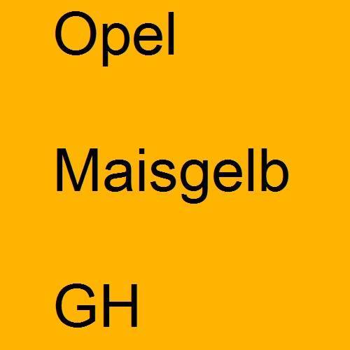 Opel, Maisgelb, GH.