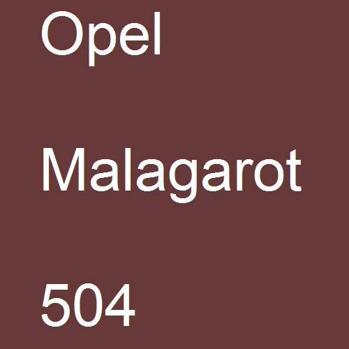 Opel, Malagarot, 504.