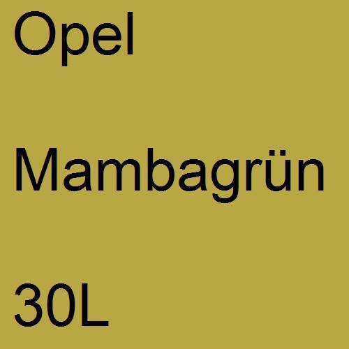 Opel, Mambagrün, 30L.