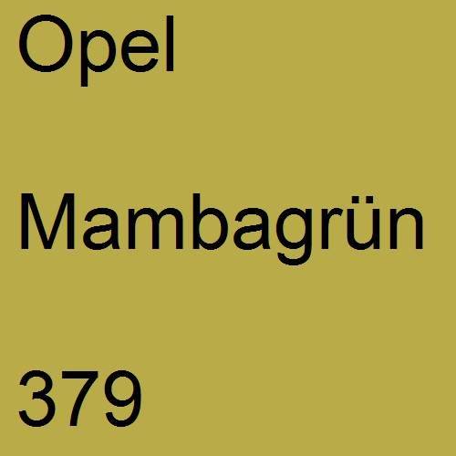 Opel, Mambagrün, 379.