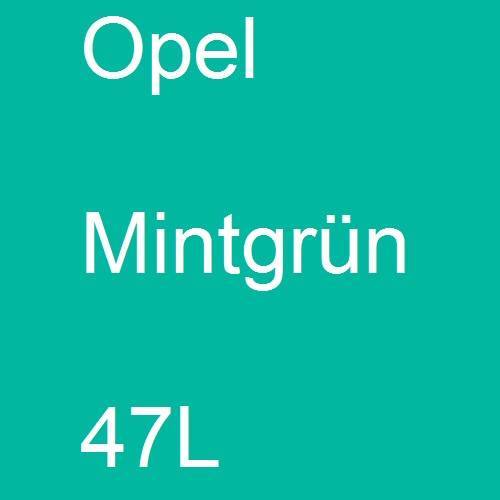 Opel, Mintgrün, 47L.