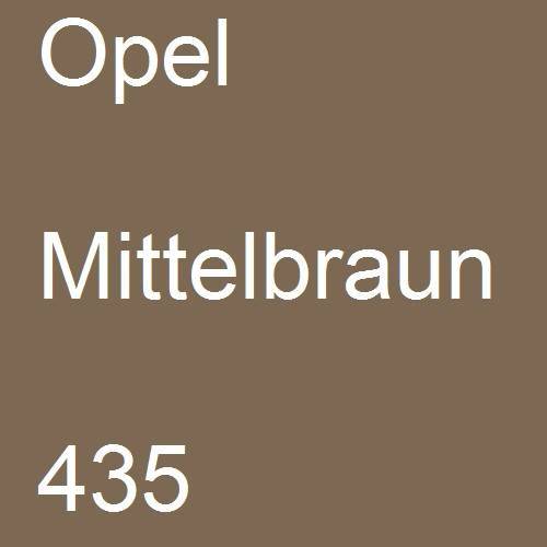 Opel, Mittelbraun, 435.