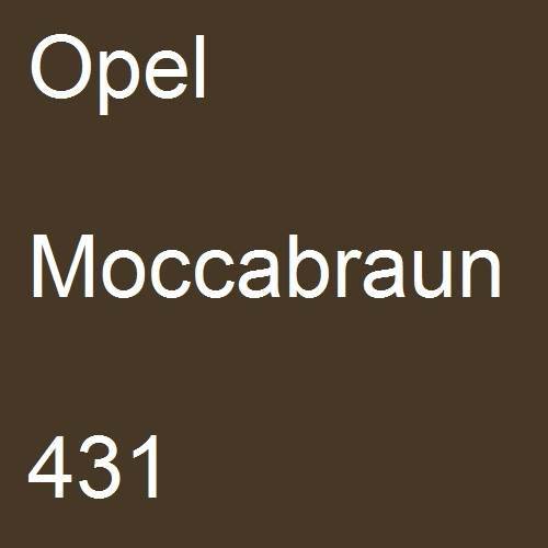 Opel, Moccabraun, 431.