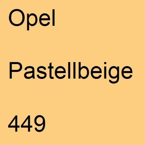 Opel, Pastellbeige, 449.