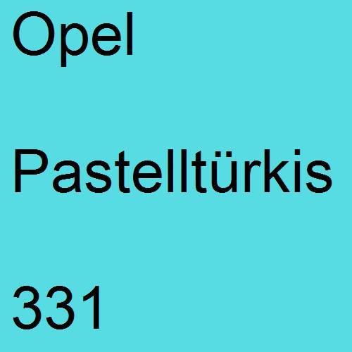 Opel, Pastelltürkis, 331.