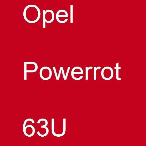 Opel, Powerrot, 63U.