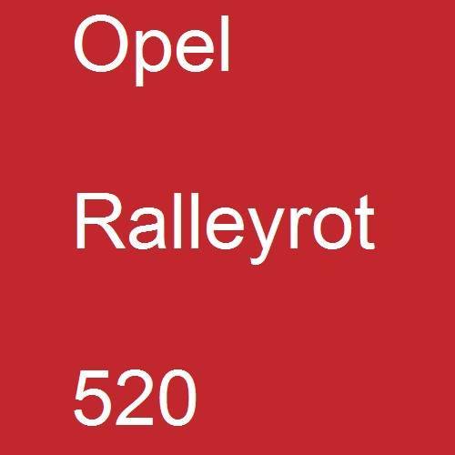 Opel, Ralleyrot, 520.