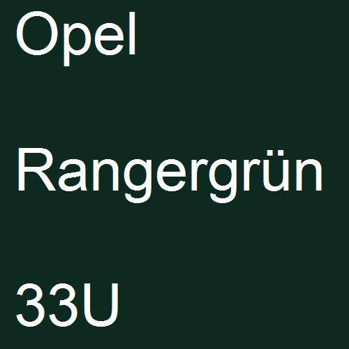 Opel, Rangergrün, 33U.