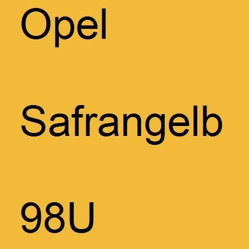 Opel, Safrangelb, 98U.