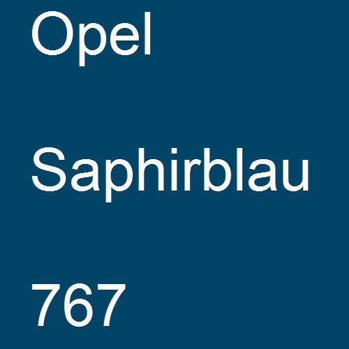 Opel, Saphirblau, 767.