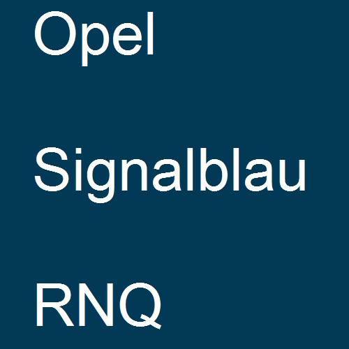 Opel, Signalblau, RNQ.