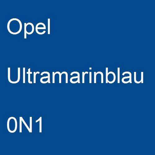 Opel, Ultramarinblau, 0N1.