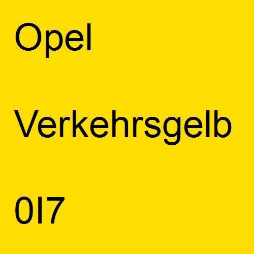 Opel, Verkehrsgelb, 0I7.