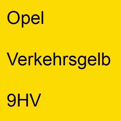 Opel, Verkehrsgelb, 9HV.