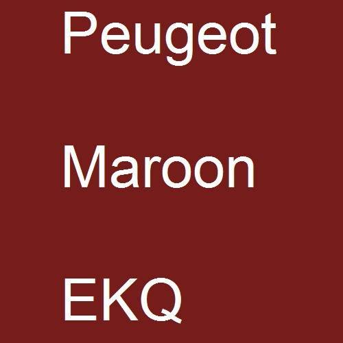 Peugeot, Maroon, EKQ.