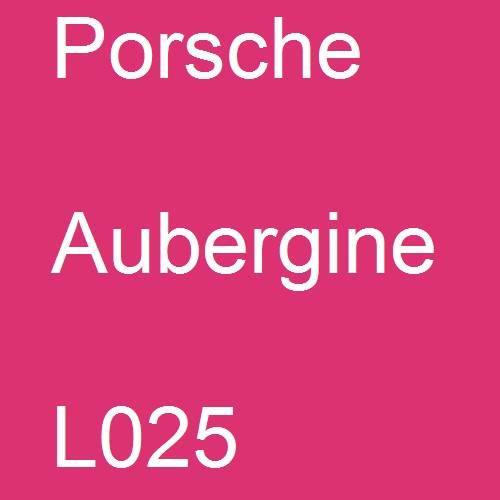 Porsche, Aubergine, L025.