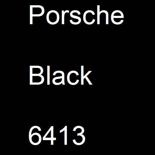 Porsche, Black, 6413.