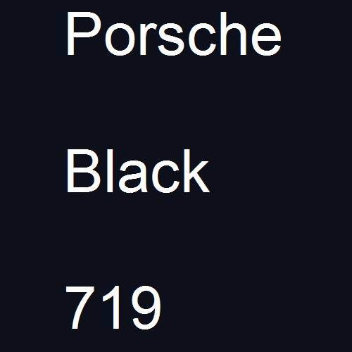 Porsche, Black, 719.