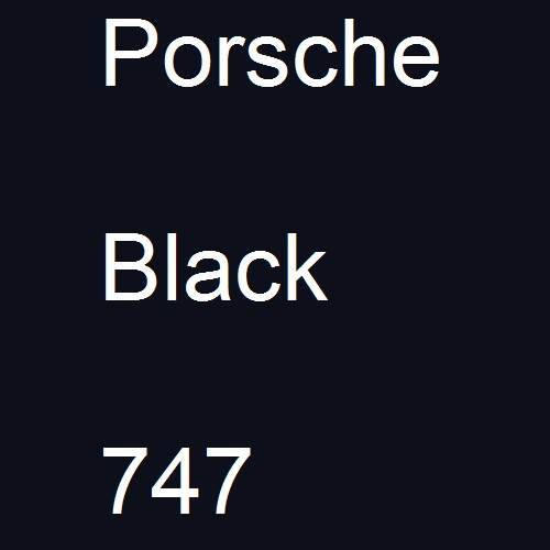 Porsche, Black, 747.