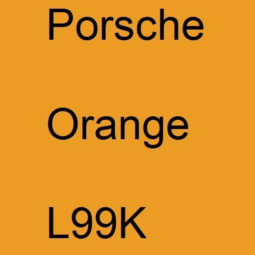 Porsche, Orange, L99K.